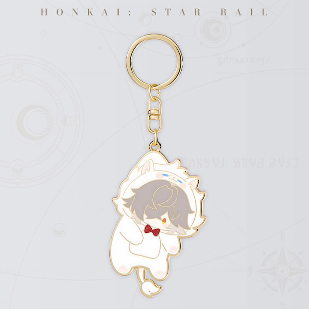 Boys Dormitory Series Q Version Metal Keychain