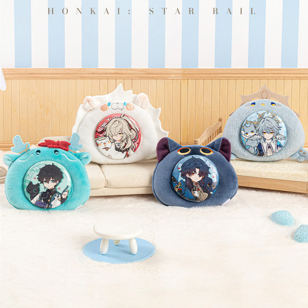 Boys Dormitory Series Q Version Plush Badge