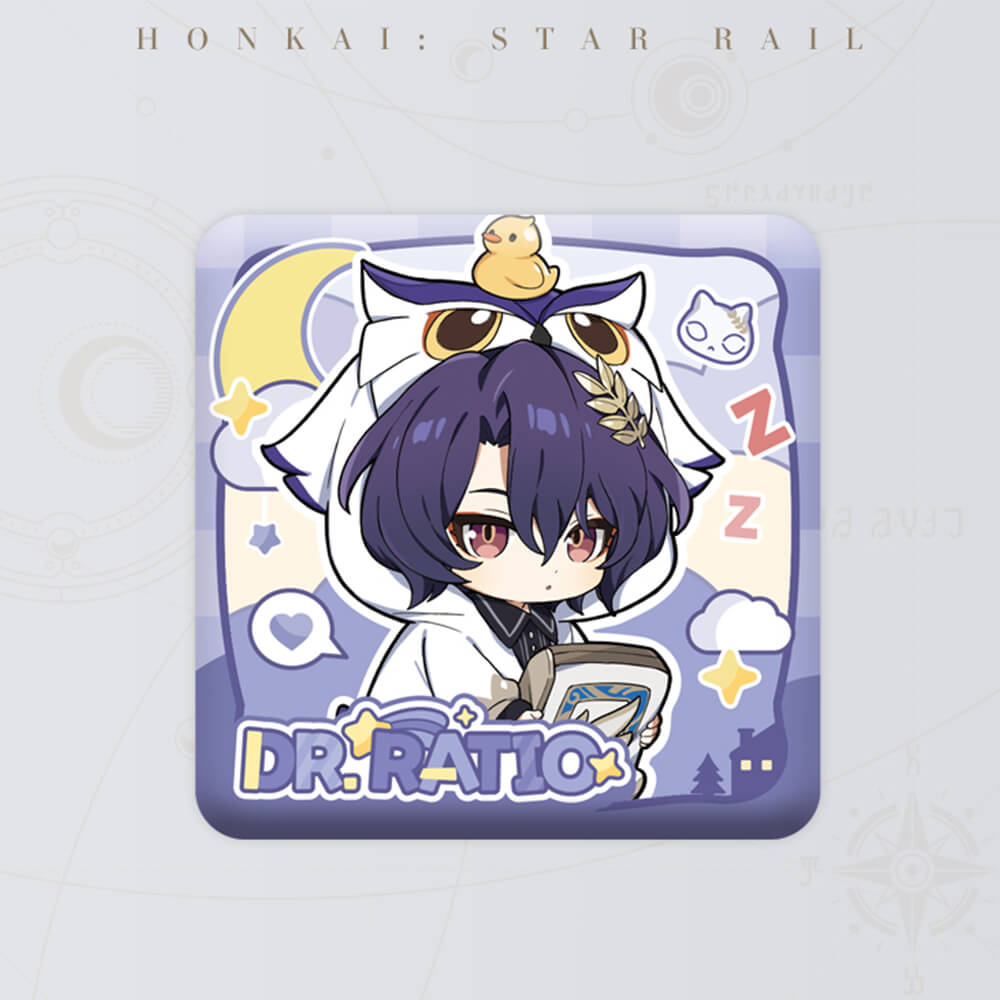 Boys Dormitory Series Q Version Square Badge