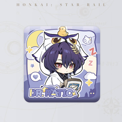 Boys Dormitory Series Q Version Square Badge