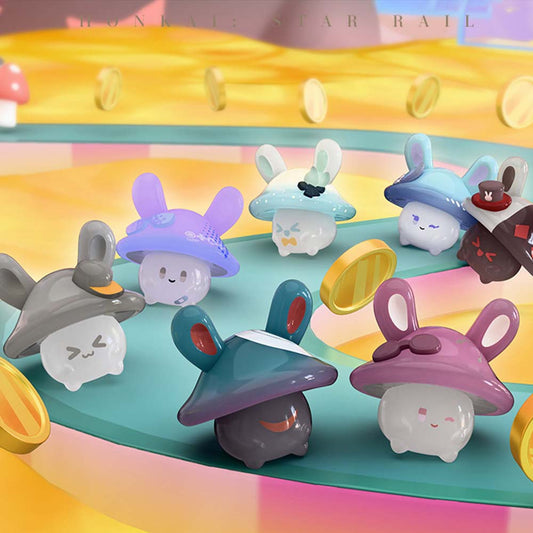 Bunny Mushroom and Mushroom Ghost Series Mini Figure Mystery Box