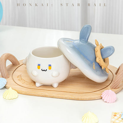 Bunny Mushroom and Mushroom Ghost Series Mug