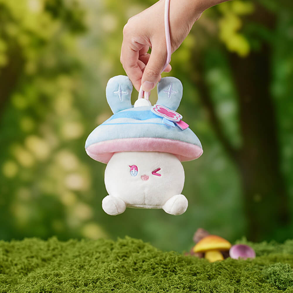 Bunny Mushroom and Mushroom Ghost Series Plush Earphone Case