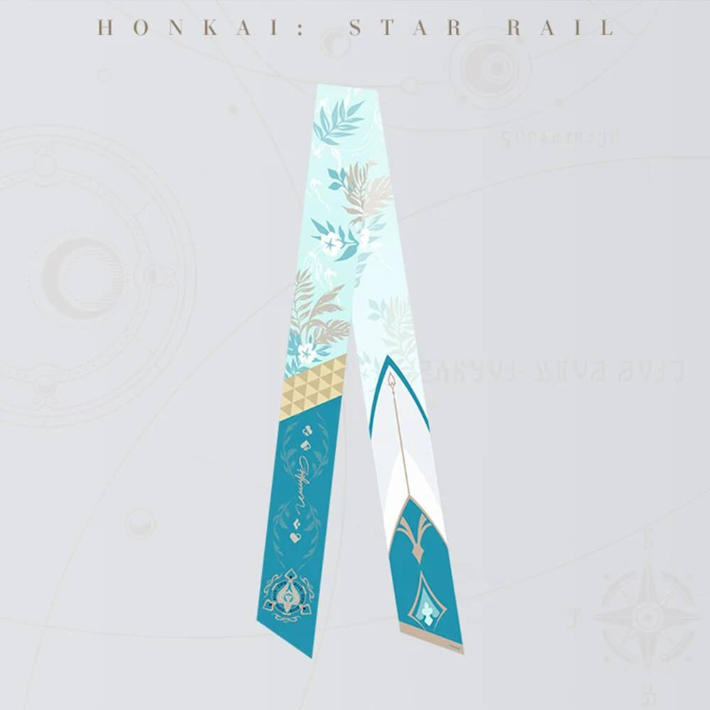 Character Impression Series Silk Scarf-Aventurine • Waveflair