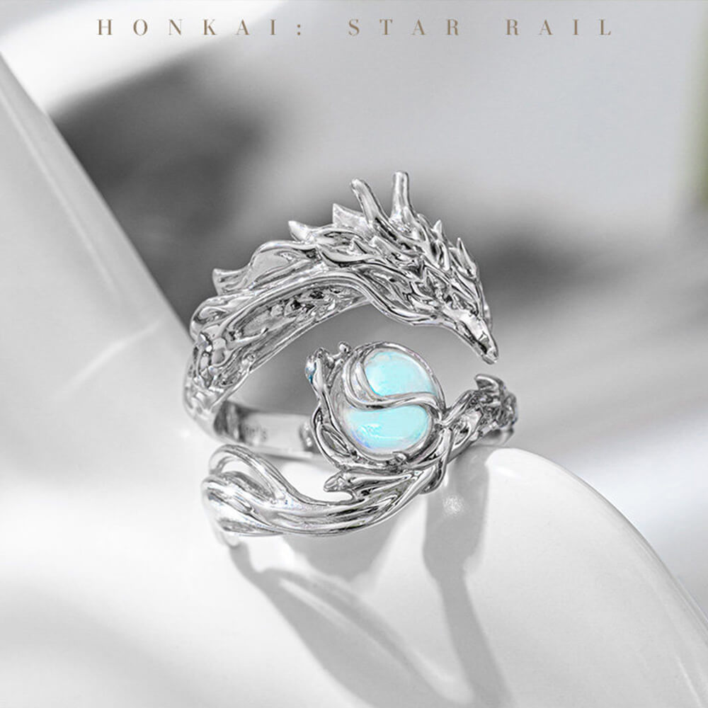 Cosmic Star Series Dan Heng • Imbibitor Lunae Themed Ring