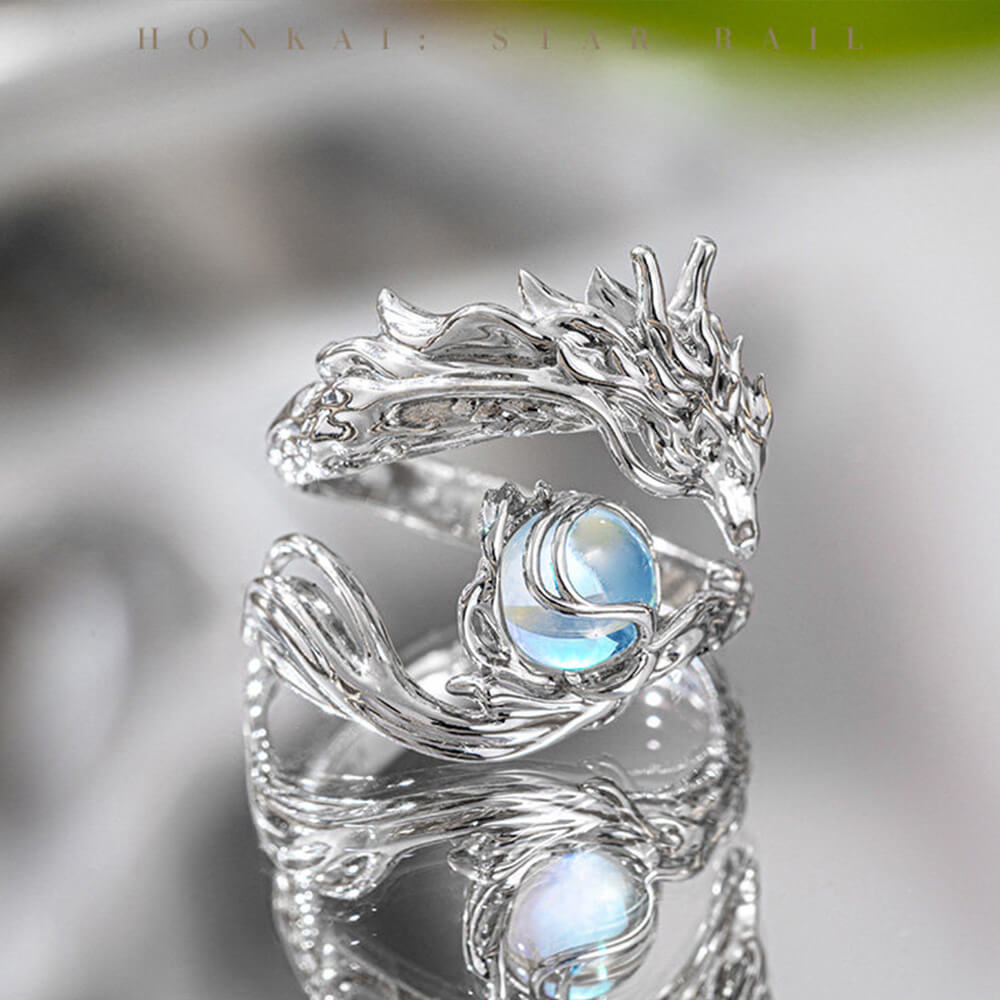 Cosmic Star Series Dan Heng • Imbibitor Lunae Themed Ring