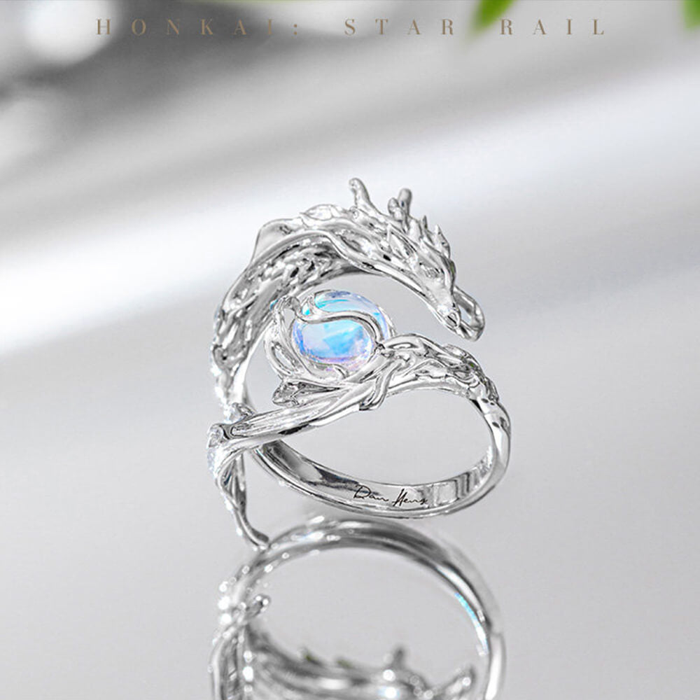 Cosmic Star Series Dan Heng • Imbibitor Lunae Themed Ring