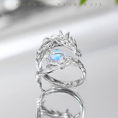 Cosmic Star Series Dan Heng • Imbibitor Lunae Themed Ring
