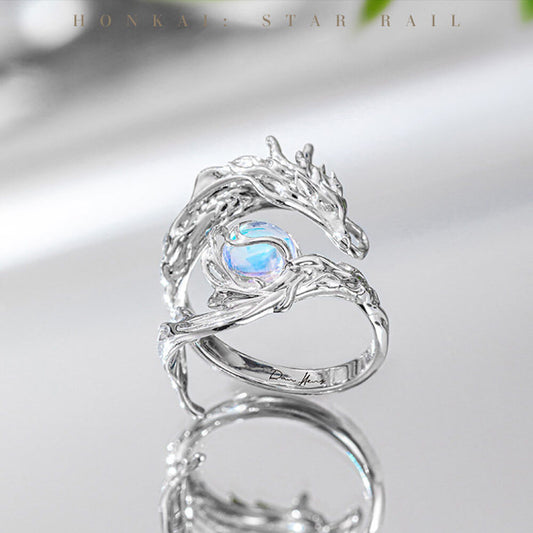 Cosmic Star Series Dan Heng • Imbibitor Lunae Themed Ring