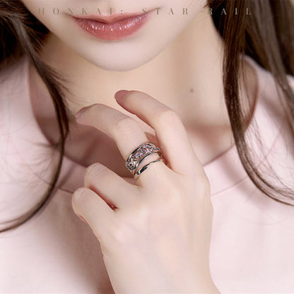 Cyrene Impression Series Ring Set