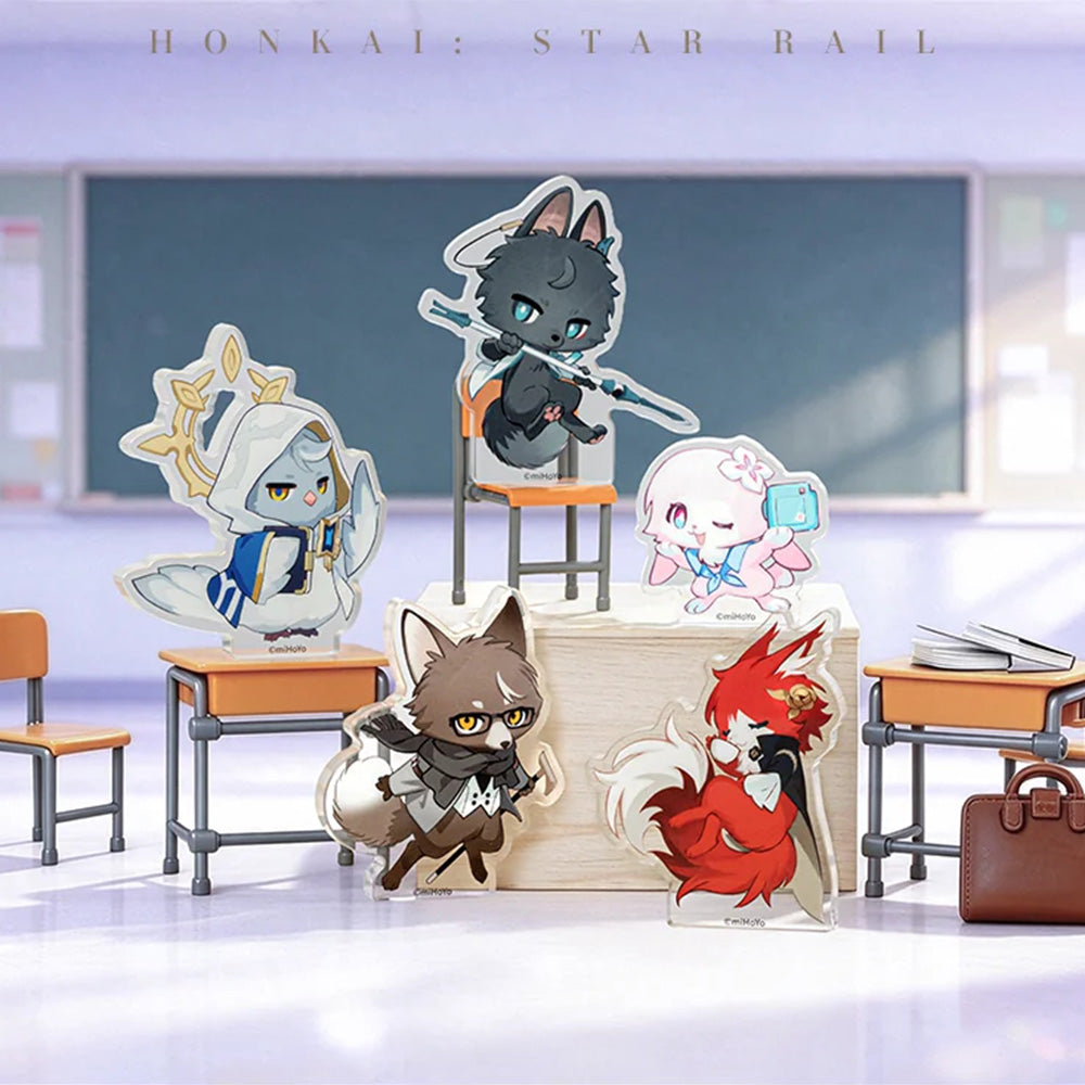 Fluffy Across the Blue Series Mini Acrylic Stand