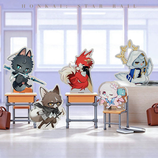Fluffy Across the Blue Series Mini Acrylic Stand