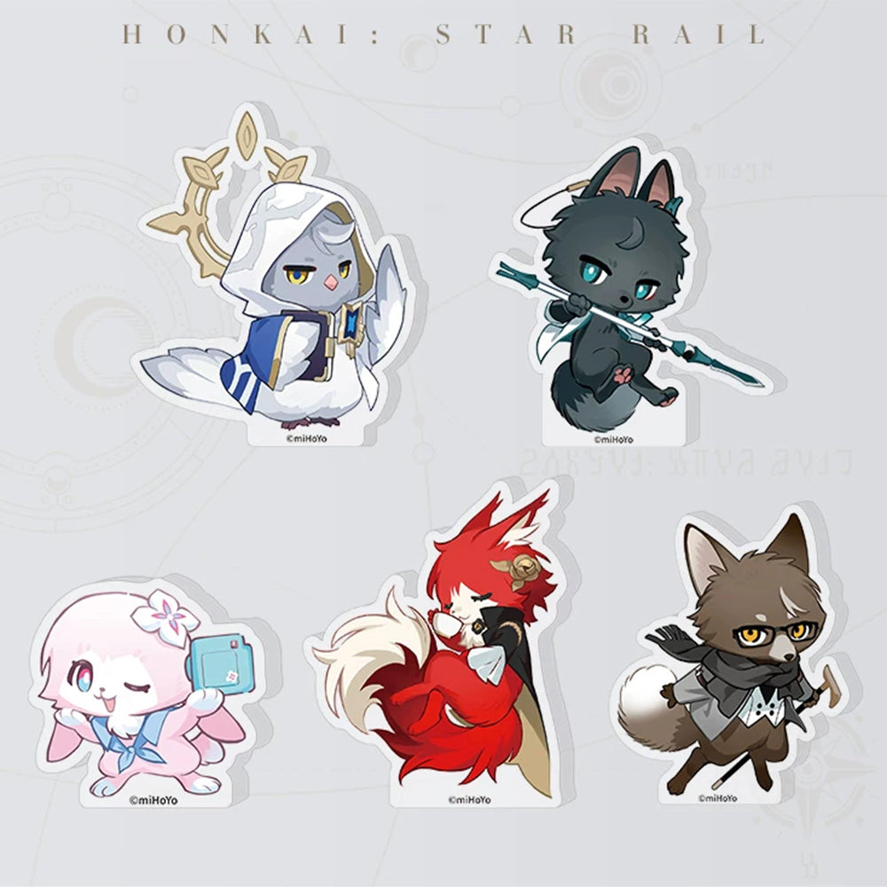 Fluffy Across the Blue Series Mini Acrylic Stand