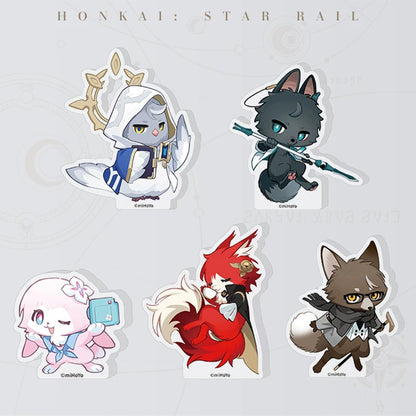 Fluffy Across the Blue Series Mini Acrylic Stand