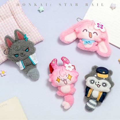 Fluffy Across the Blue Series Plush Keychain