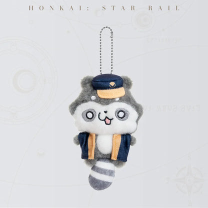 Fluffy Across the Blue Series Plush Keychain