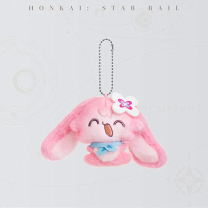 Fluffy Across the Blue Series Plush Keychain