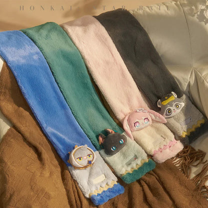 Fluffy Across the Blue Series Scarf