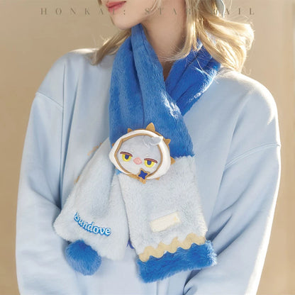 【 Pre order 】Fluffy Across the Blue Series Scarf