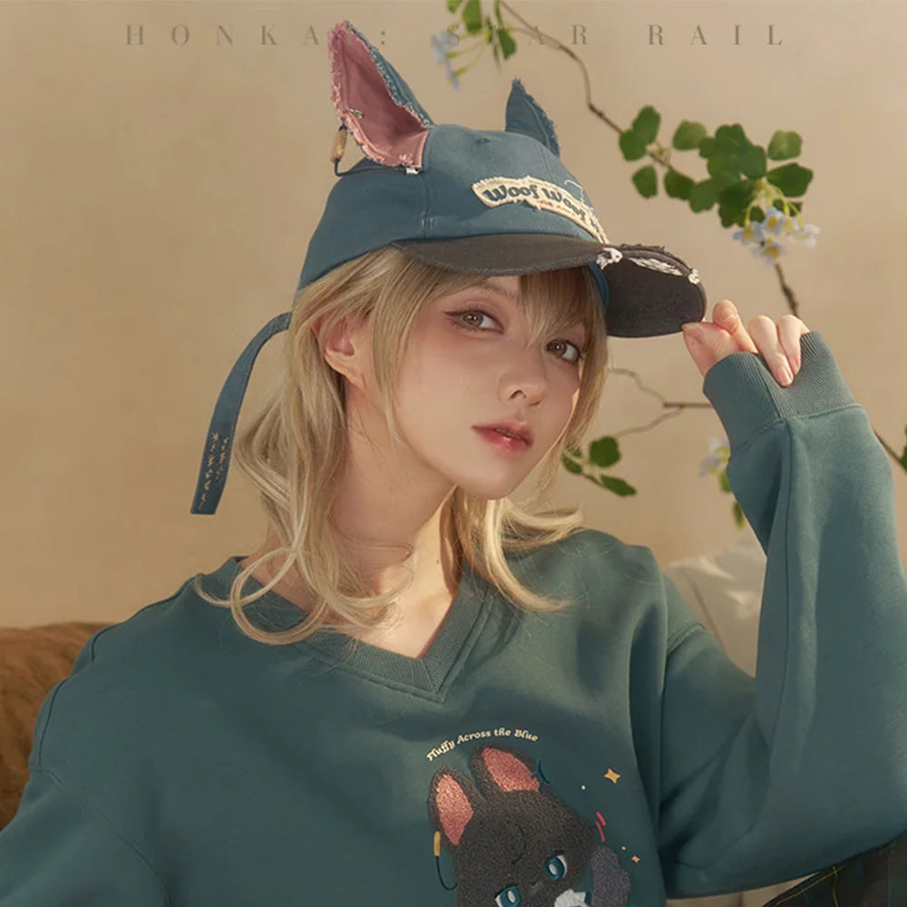 Fluffy Across the Blue Series Woof Woof Dan Baseball Cap