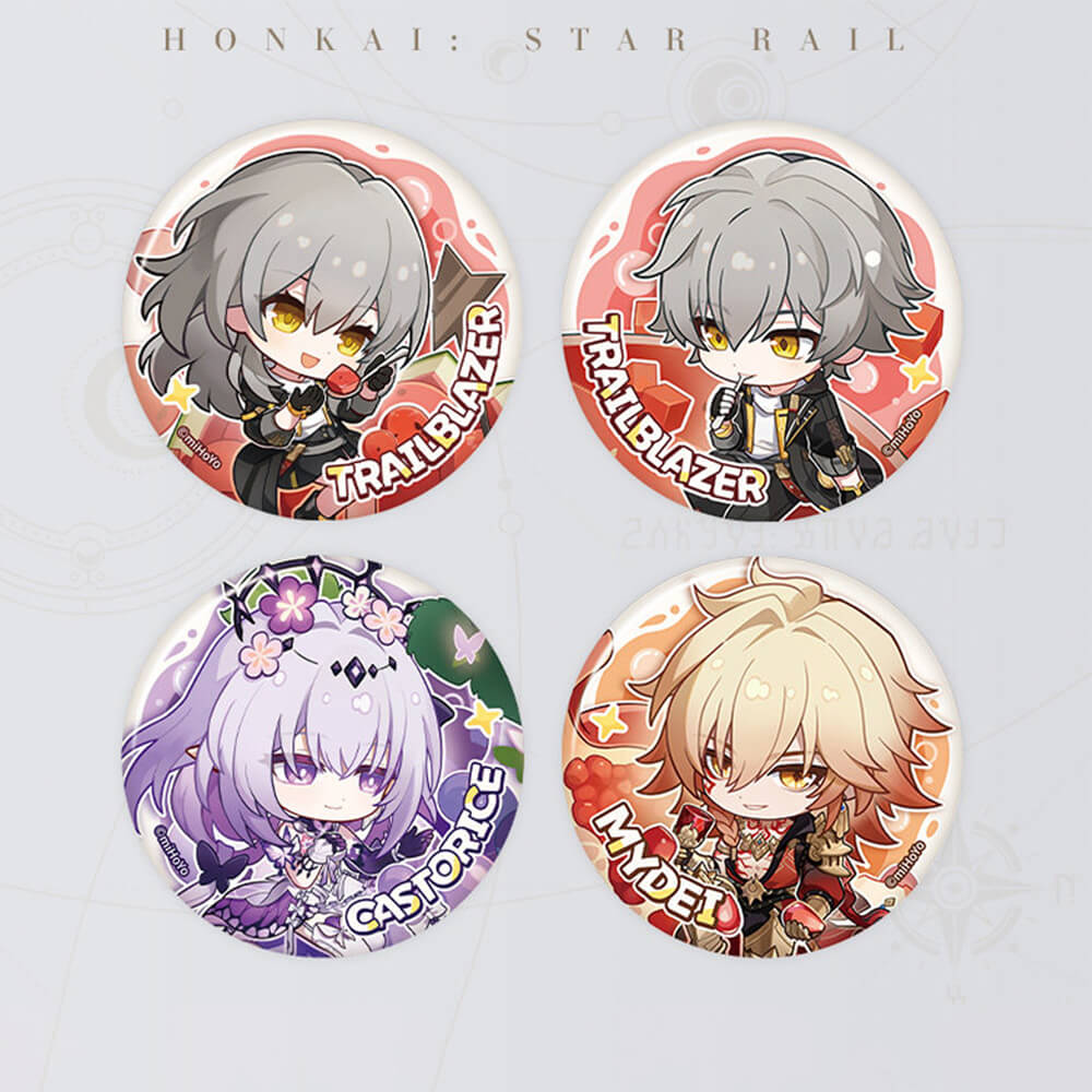 Fruit Summer Series Q Version Badge
