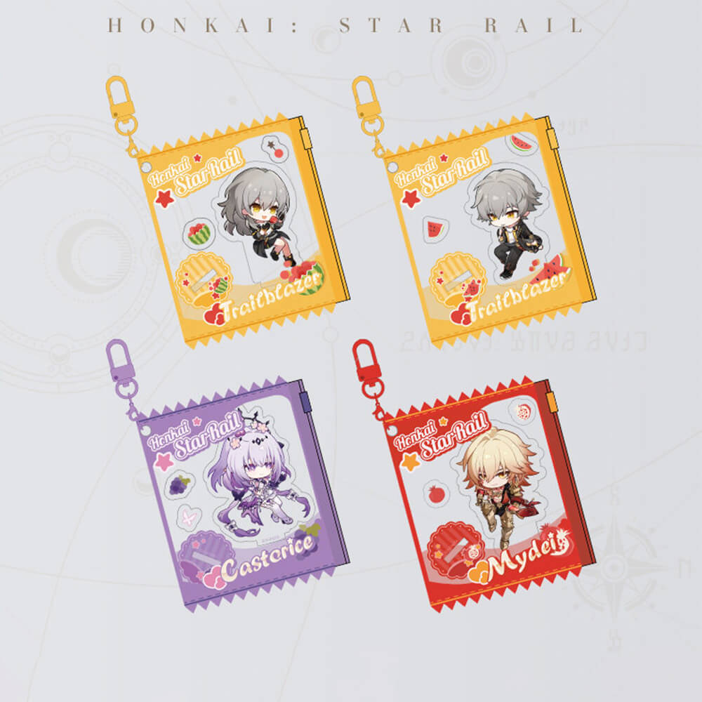 Fruit Summer Series Q Version Candy Keychain