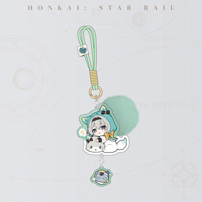 Girls Dormitory Series Q Version Acrylic Keychain