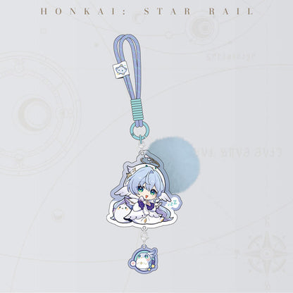 Girls Dormitory Series Q Version Acrylic Keychain