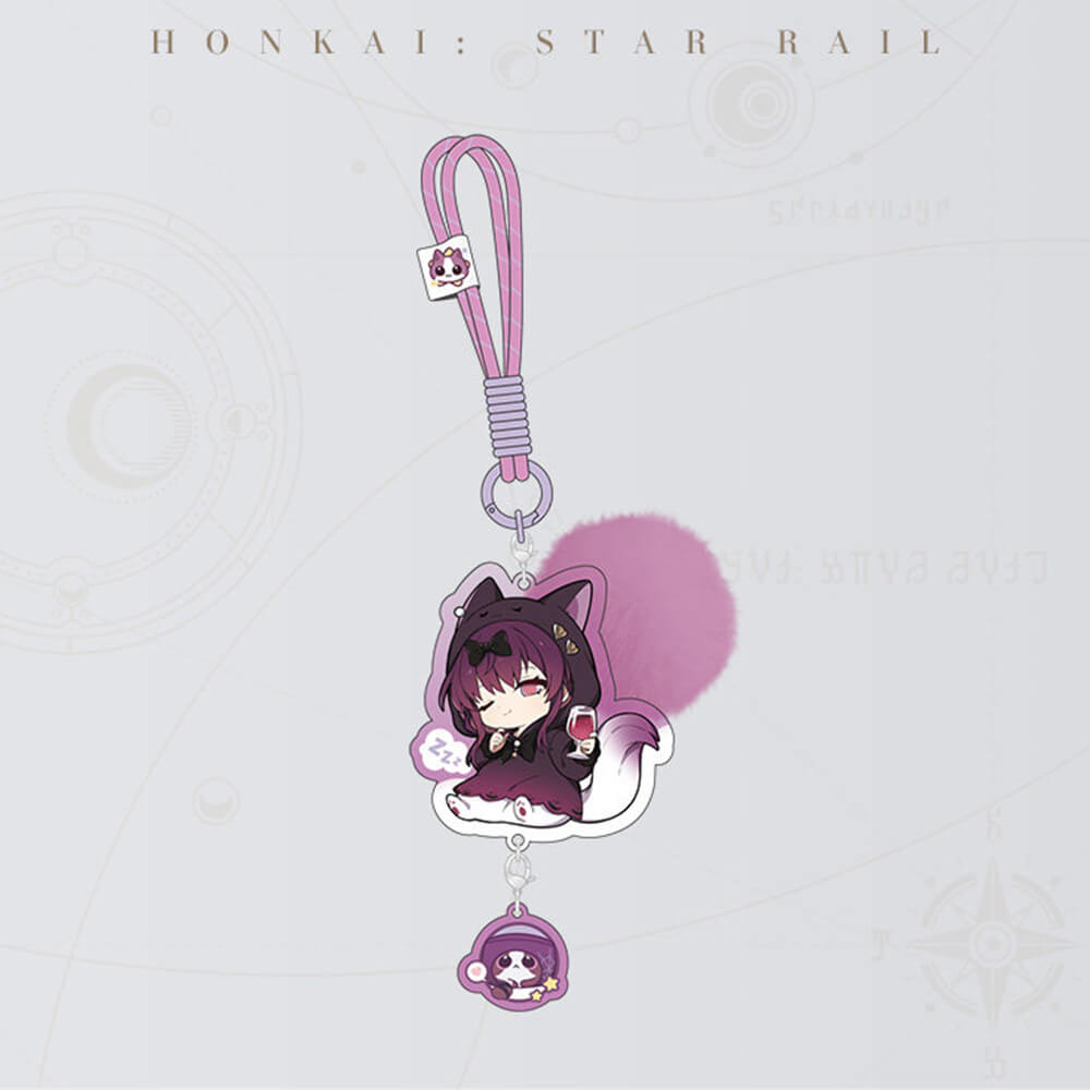 Girls Dormitory Series Q Version Acrylic Keychain