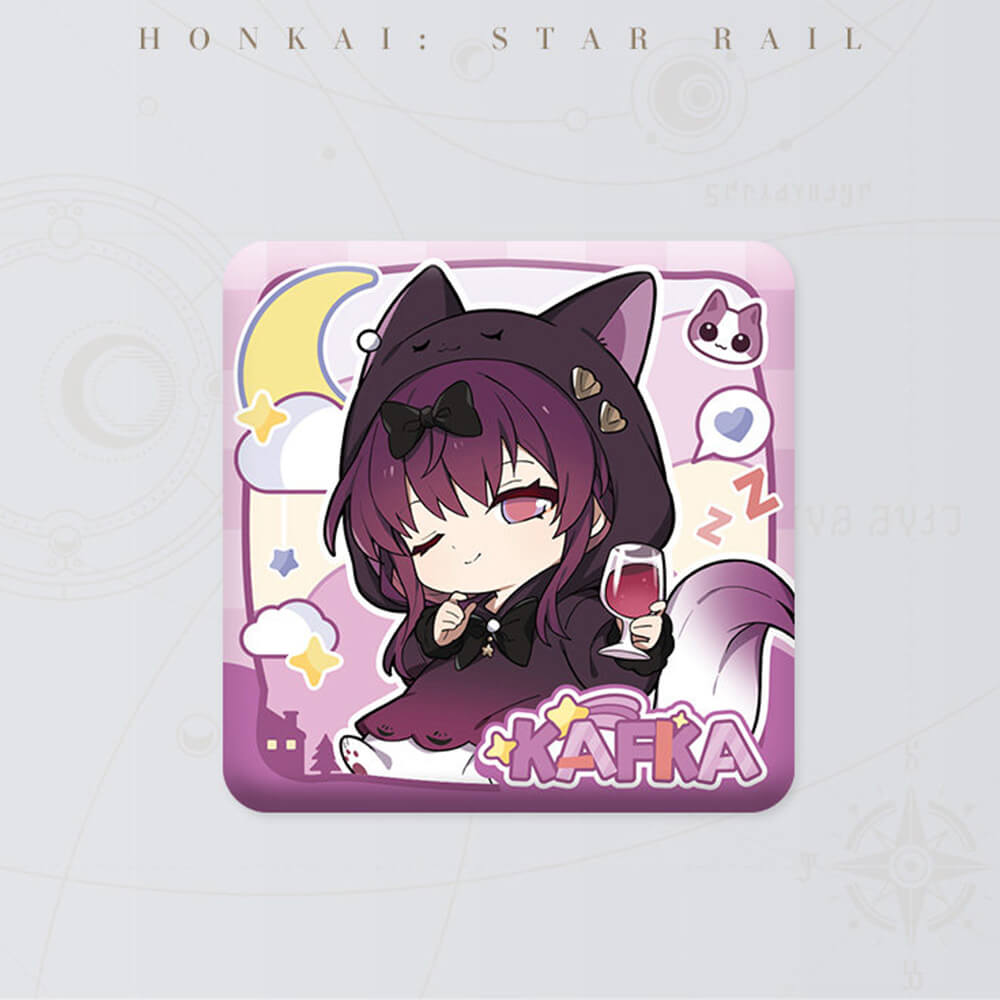 Girls Dormitory Series Q Version Square Badge