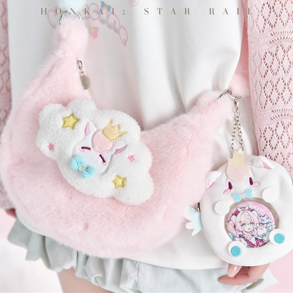Hyacine Impression Series Plush Crossbody Bag