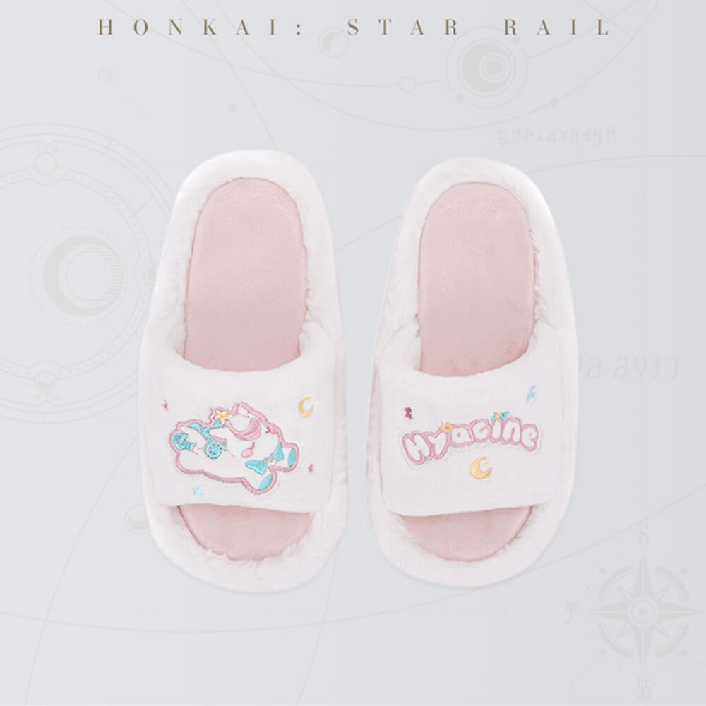 Hyacine Impression Series Plush Slippers