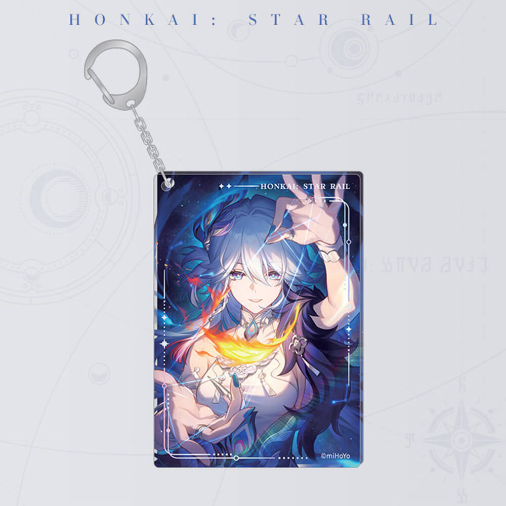 Light Cone Acrylic Keychain