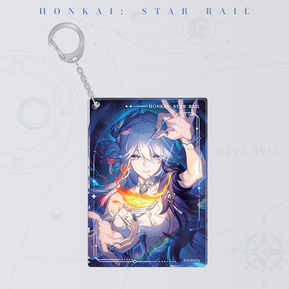 Light Cone Acrylic Keychain