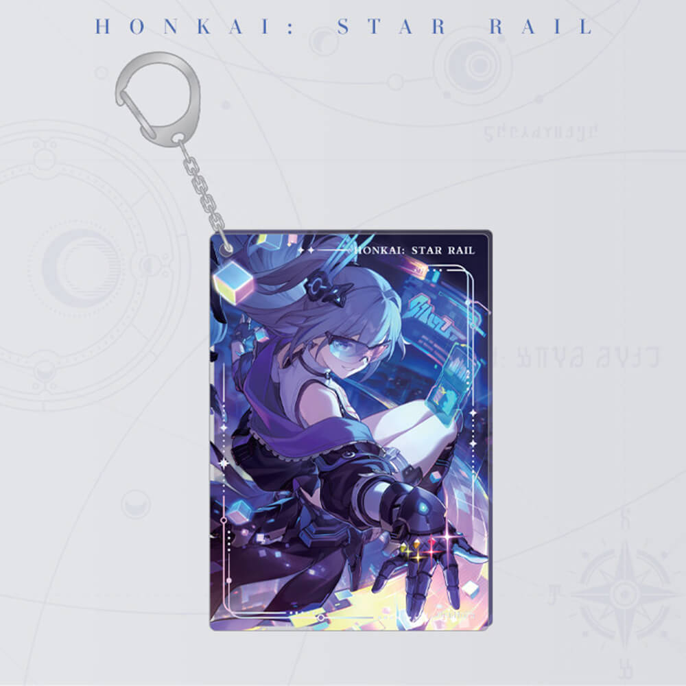 Light Cone Acrylic Keychain