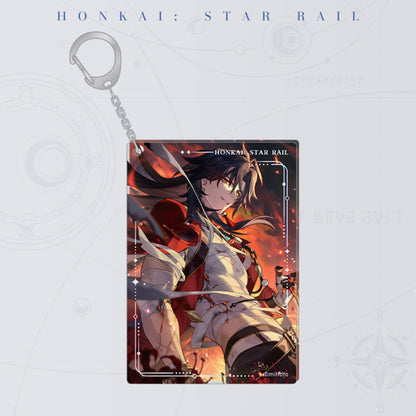 Light Cone Acrylic Keychain