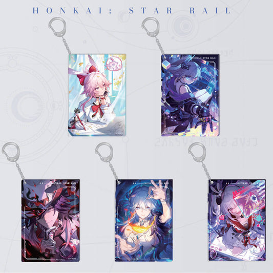 Light Cone Acrylic Keychain
