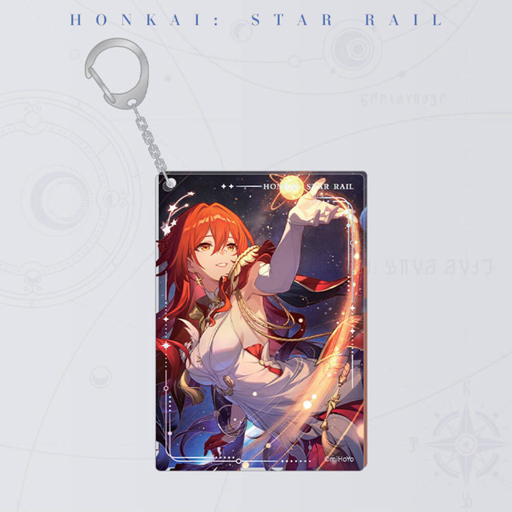 Light Cone Acrylic Keychain