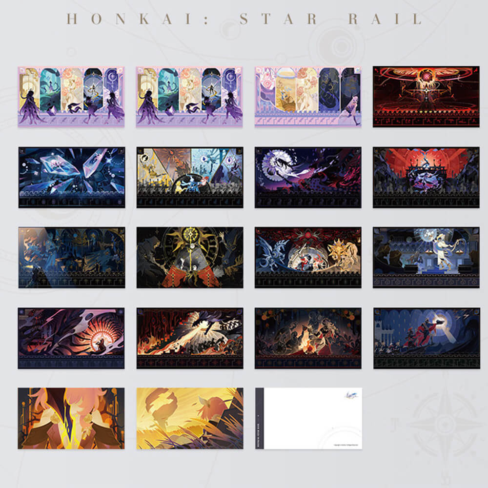 Manuscript of Era Nova Series Postcard Set