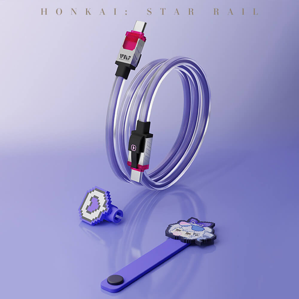Honkai: Star Rail Silver Wolf Pixel Series Merch | Charger & Charging ...