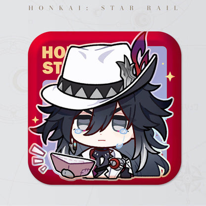 Square Cartoon Badges