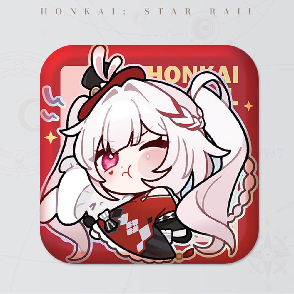 Square Cartoon Badges