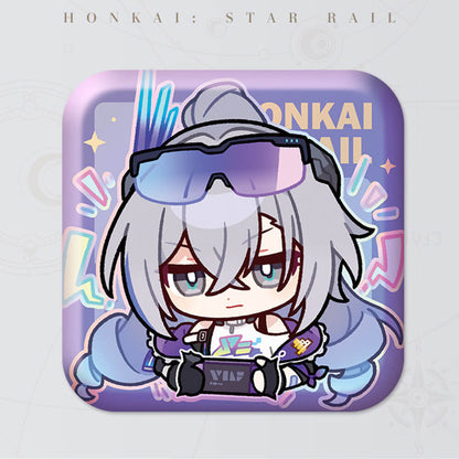 Square Cartoon Badges