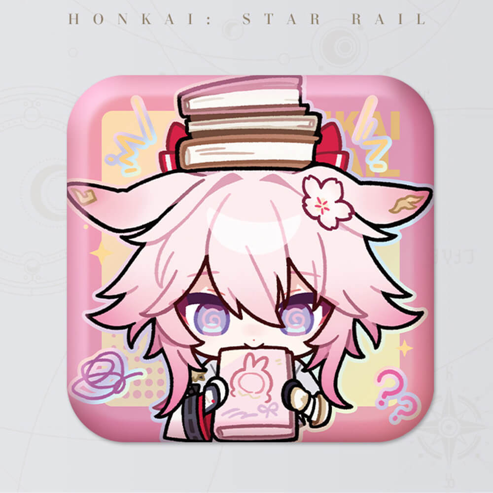 Square Cartoon Badges