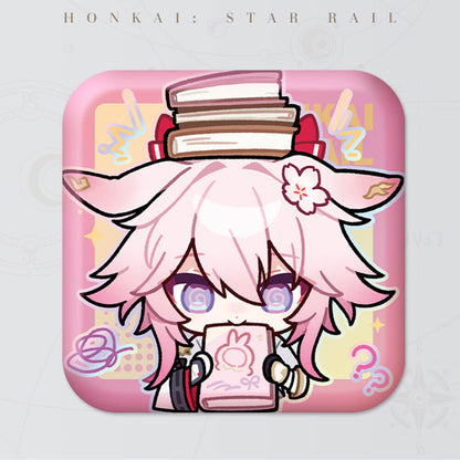 Square Cartoon Badges