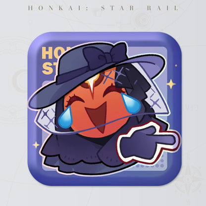 Square Cartoon Badges