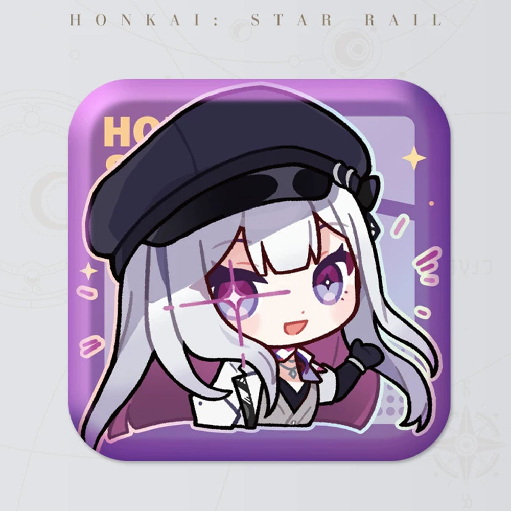 Square Cartoon Badges