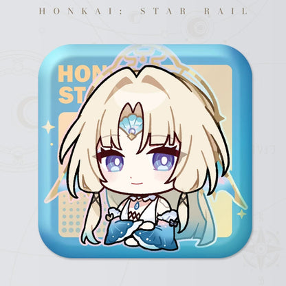 Square Cartoon Badges