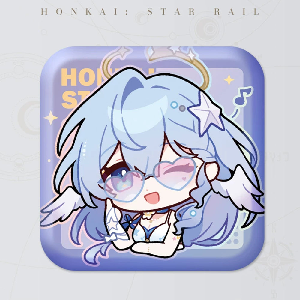 Square Cartoon Badges