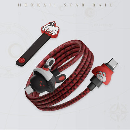 Straight Fire Unreal Banger Sparkle & Sparxie Series 100W Braided Charging Cable